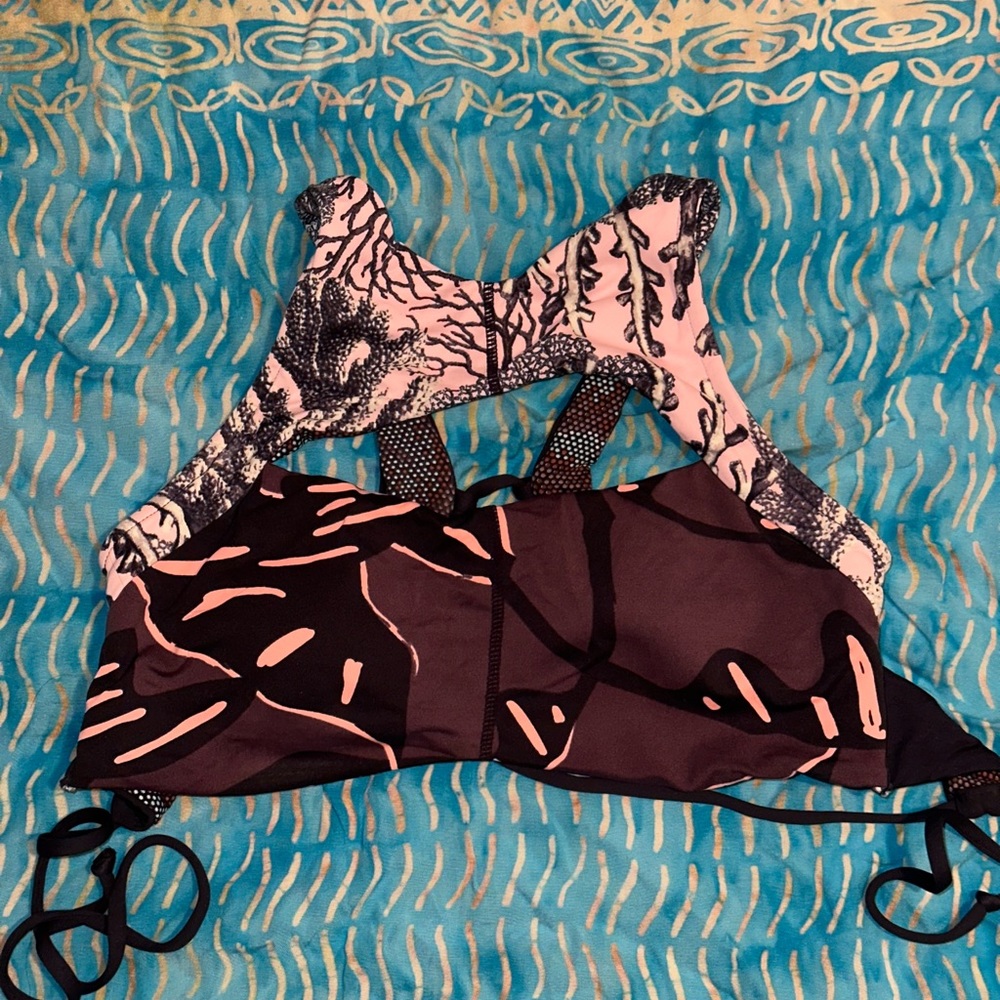 New Reversible Halter Swim Top